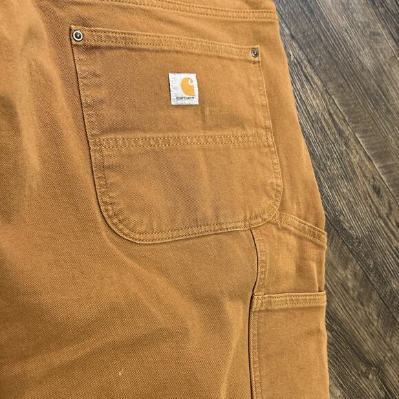 Carhartt Rugged Flex Relaxed Fit Twill Double Knee Front Work Pant Sz 26W womens - Picture 4 of 5